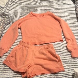 Yogalicious Kids Matching Set in Coral